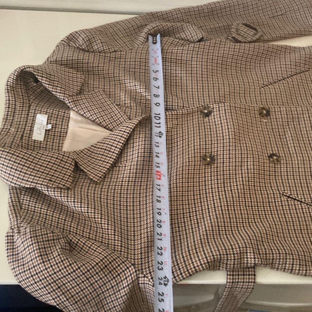 L’Academie Claire Coat Double Breasted Town and Country Jacket XL - Picture 6 of 10